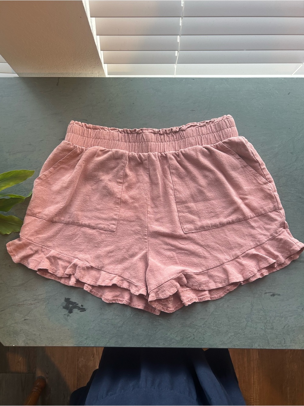 Blush Ruffle Shorts - Picture 2 of 9